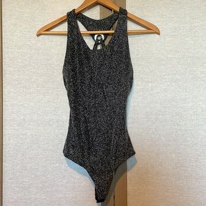 Shimmery Thong Bodysuit